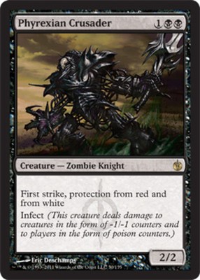 Phyrexian Crusader Mirrodin Besieged Lightly Played, English - MTG