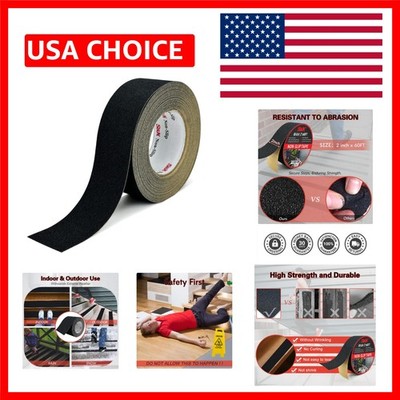 Durable 2'' x 60' Waterproof Anti Slip Tape for Stairs and Outdoor Steps