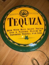 Tequiza 16 Round Light Bar Sign Advertising W...