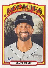 2021 Topps Heritage - Matt Kemp #348  MLB Rookie Card