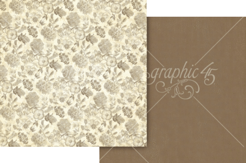 GRAPHIC "BOTANICAL TEA"12X12 KEEPSAKE EDITION FLOWERS BIRDS SCRAPJACK'S PLACE - Picture 12 of 15