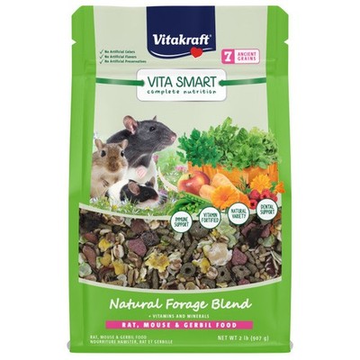 Vitakraft Vita Smart Forage Blend Rat/Mouse/Gerbil Food 2 lb