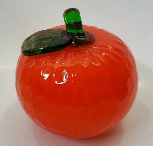 Orange Art Glass Fruit