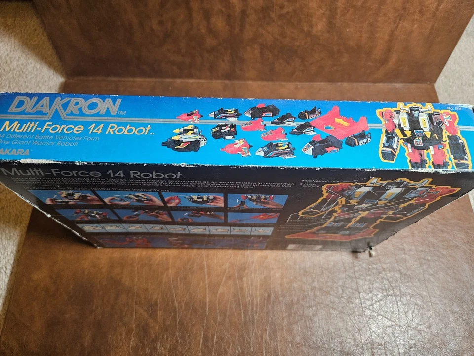 Takara Diakron Multi Force 14 Robot Figure Takara 1983 In Box As Is RARE - Image 4 of 4