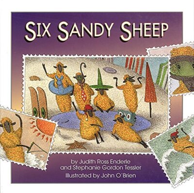 Six Sandy Sheep - Hardcover - GOOD