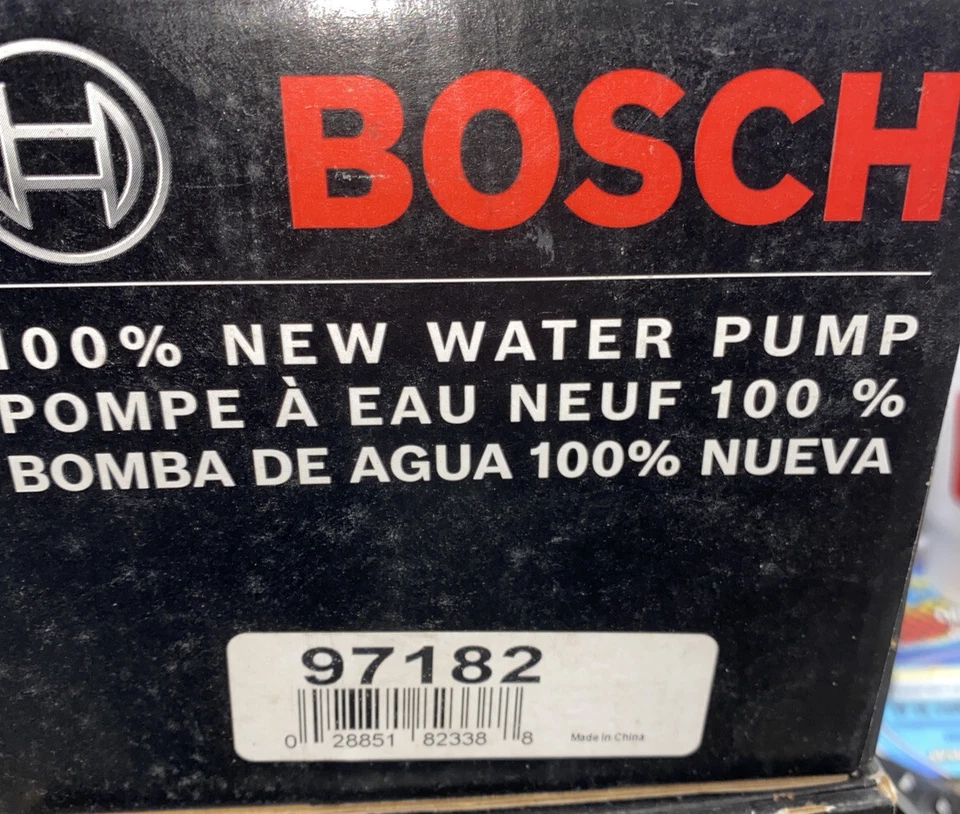Bomba de agua NUEVA para Chrysler Dodge 2.7L V6 nueva parte Bosh # 97182 Foto 3 de 4
