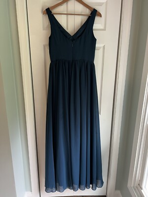Azazie Bridesmaid Dress Neptune Size 8 Azazie Bridesmaid Dress Neptune Size 8