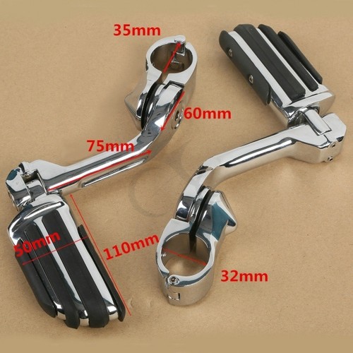 Long Highway Foot Pegs Fit For Harley Electra Road King Street Glide 1