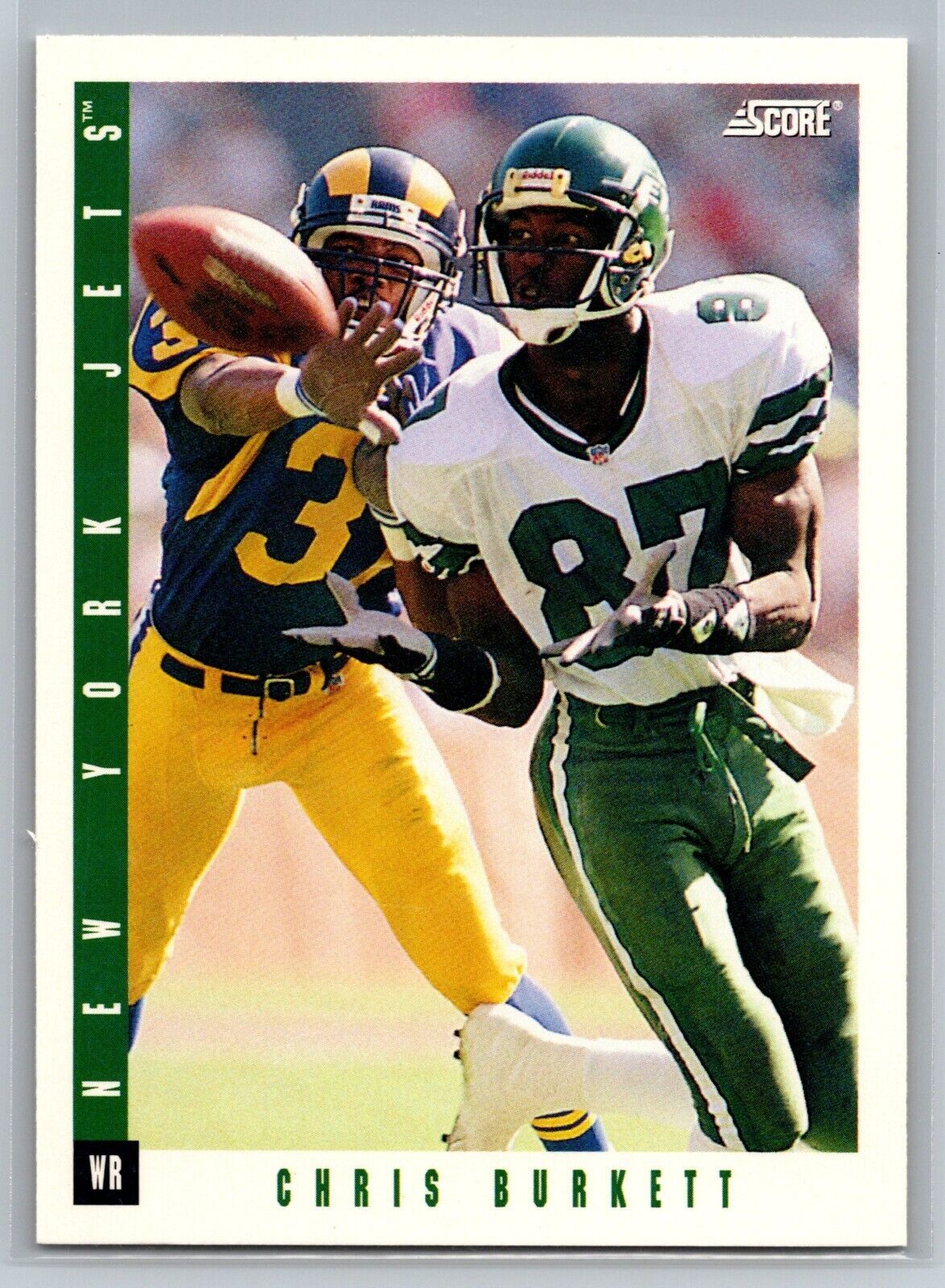 1993 Score - Chris Burkett #60