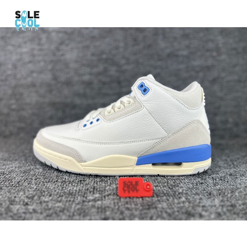 Air Jordan 3 Retro Lucky Shorts Summit White/Blue Men's