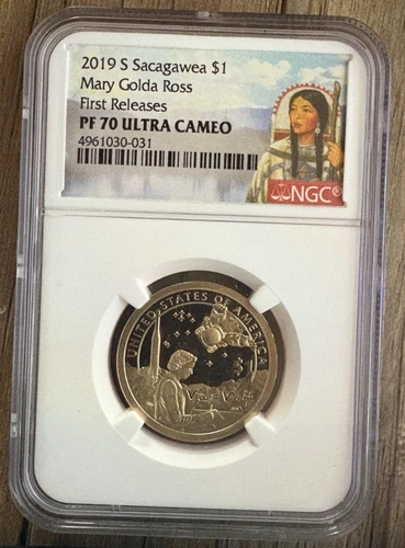 2019 S Sacagawea Dollar $1 Mary Golda Ross NGC PF70 Ultra Cameo