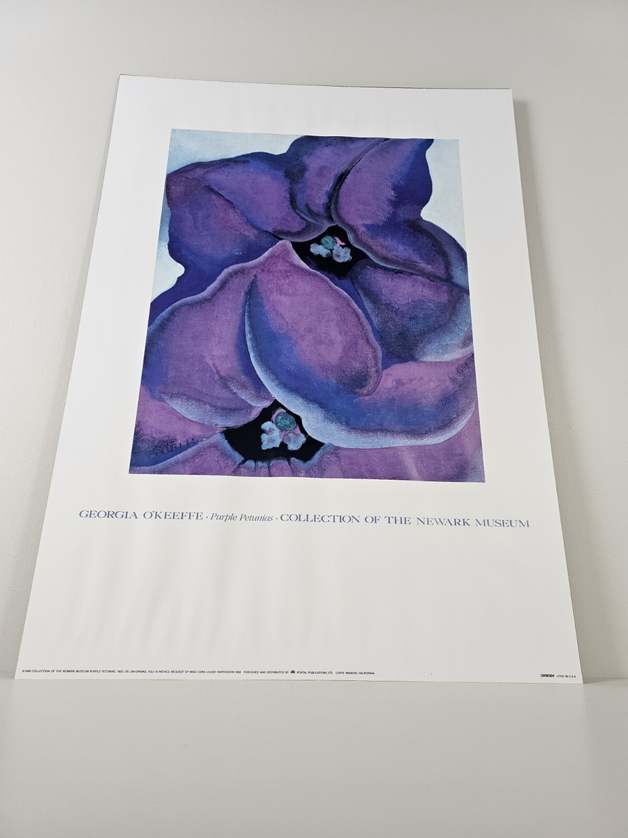 希少! Georgia O&#39;Keeffe Petunia,1925 Poster Petunias, 1925 by Georgia O'Keeffe - Paper Print - Georgia O