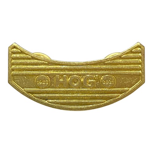 Harley Davidson Owners Group 2021 HOG Rocker Pin goldfarben 1,5 Zoll