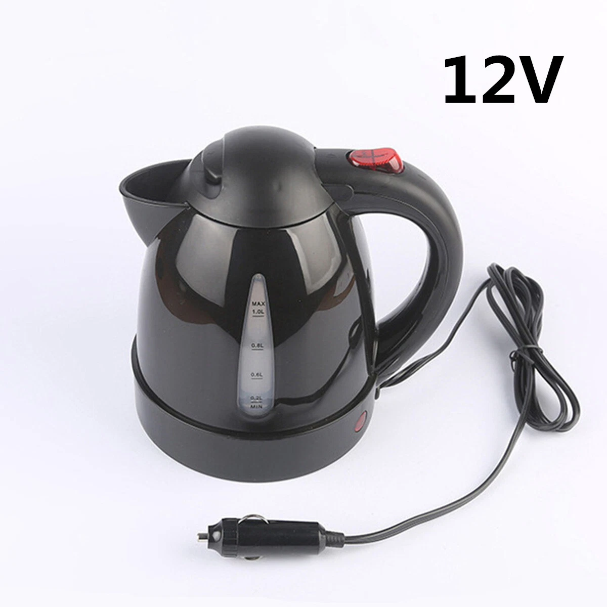 Portable Car Electric Kettle Trip Travel 12V Heated Water Heater For Tea  Coffee