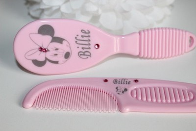 personalised hair brush baby