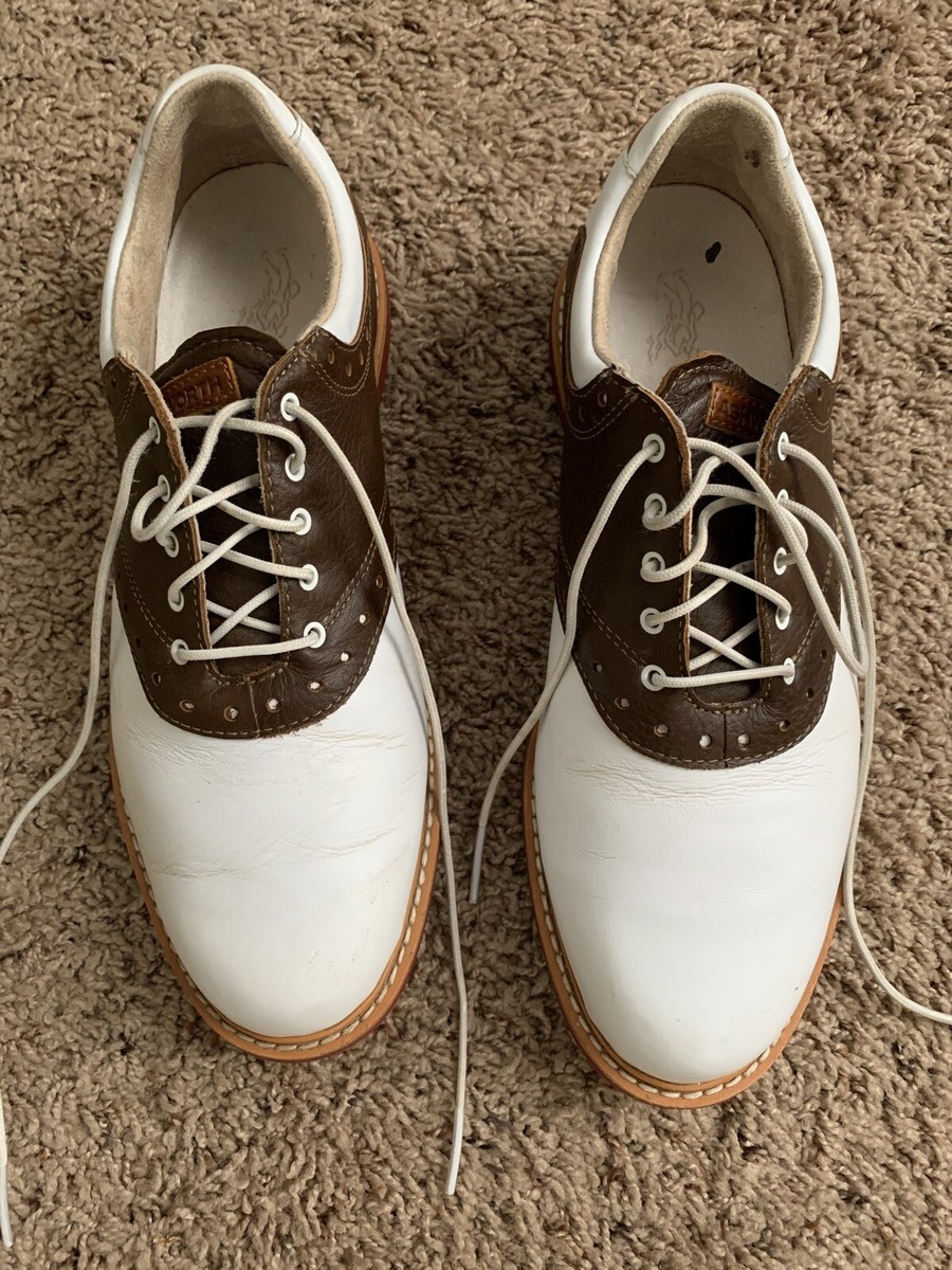 Ashworth Men's Sport Golf Shoes Size Two-Tone Athletic Cleats