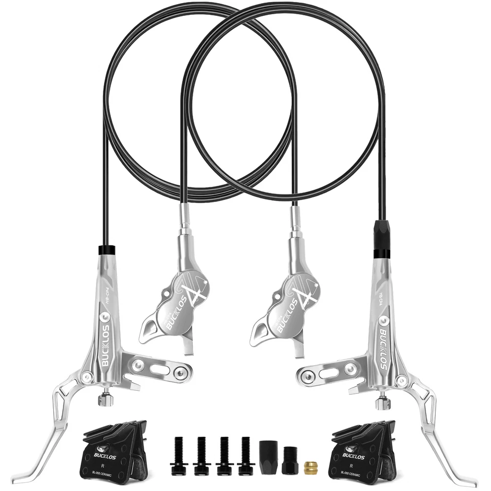 BUCKLOS HB-CP4 MTB 4 Piston Hydraulic Disc Brake Front&Rear for IIIPRO E4 Brakes - Image 2 of 4