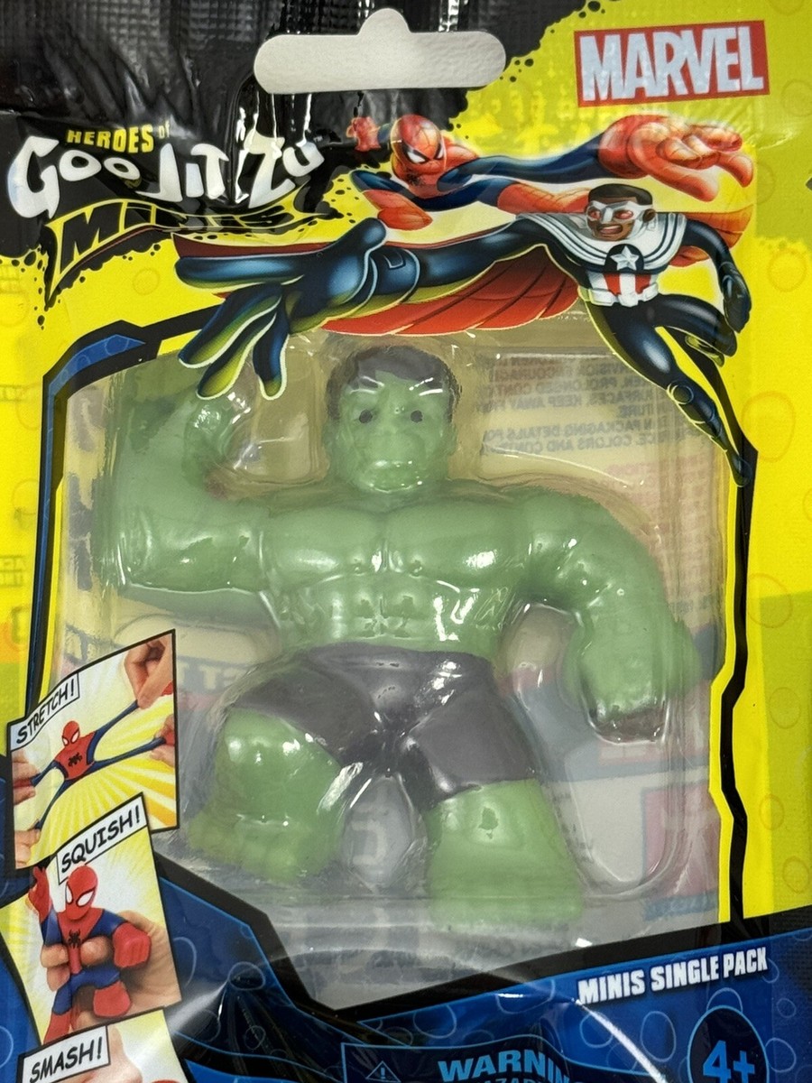 X 5 Spider-man Black Panther Hulk iron Man mini Heroes Goo