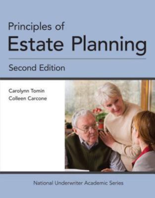 Principles of Estate Planning, 2nd Edition (National Underwriter Academic), Tomi