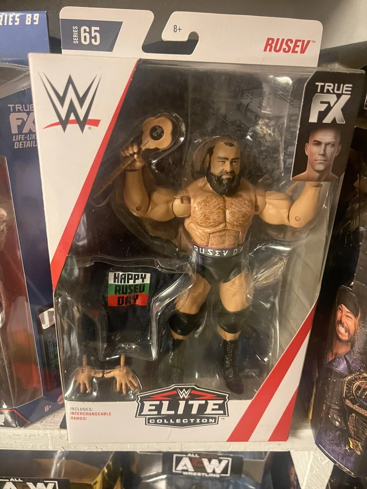 2018 WWE WWF Mattel Rusev Elite Wrestling Figure MOC Series 65 NXT
