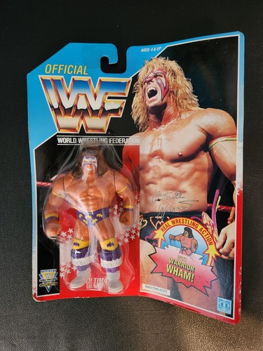 WWF WWE ULTIMATE WARRIOR FIGURE HASBRO MOC SERIES...