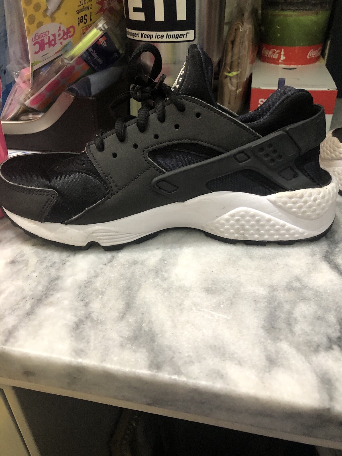 womens black huaraches size 7