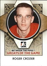 #78 Roger Crozier - Detroit Red Wings - 2008-09 In The Game Between The Pipes Ho