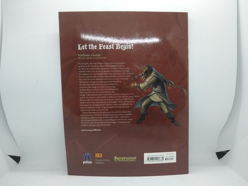 FEAST OF RAVENMOOR Pathfinder RPG Adventure Module PZO9533 2011 SC - Photo 2/3