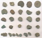 Lot Of 25 Ancient Roman & Byzantine Bronze Coins Uncleaned