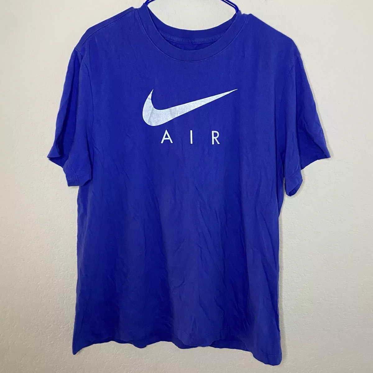 Nike air t shirt blue hotsell