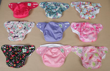 30 Little Aussie Monster Baby Cloth Nappies with 30 Bamboo Inserts  Extras