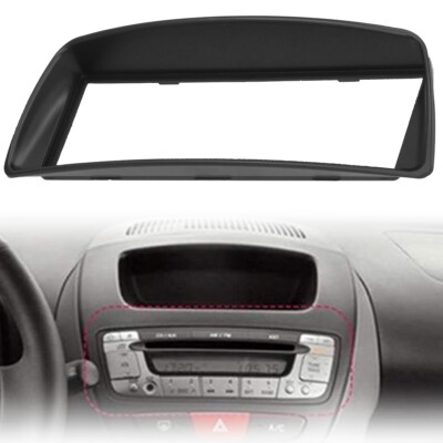 Single 1 Din Stereo Radio Fascia Car Panel Frame Trim Fit For PEUGET C1 2005+