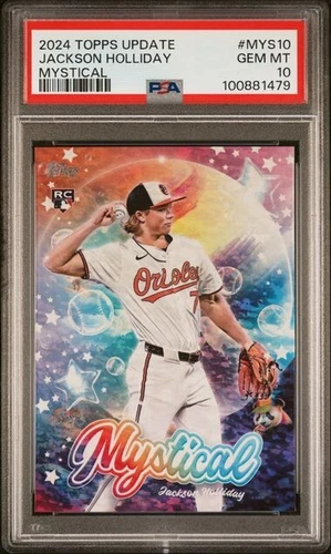 JACKSON HOLLIDAY 2024 Topps Update #MYS10 MYSTICAL Rookie RC PSA 10