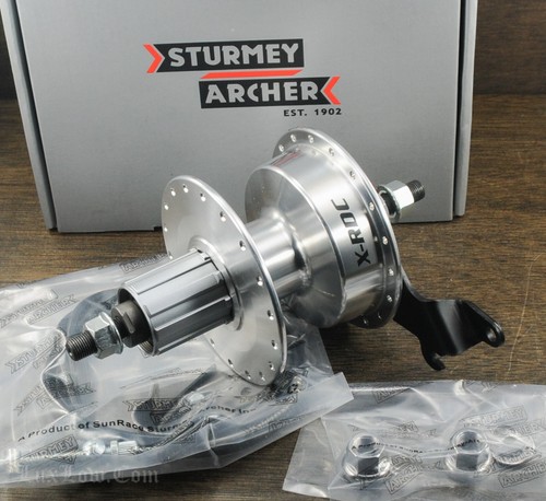 Sturmey Archer X-RDC Freebody Drum Brake Bike HUB 36h Chopper MTB CruiserBicycle - Picture 1 of 17