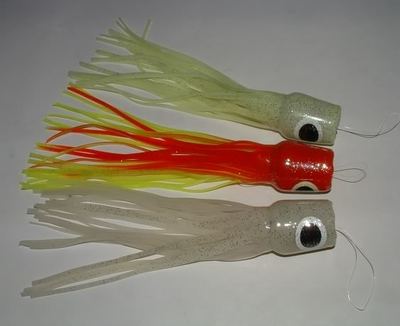 3 New Big Game Smoker Trolling Fishing Lures Bait 9''