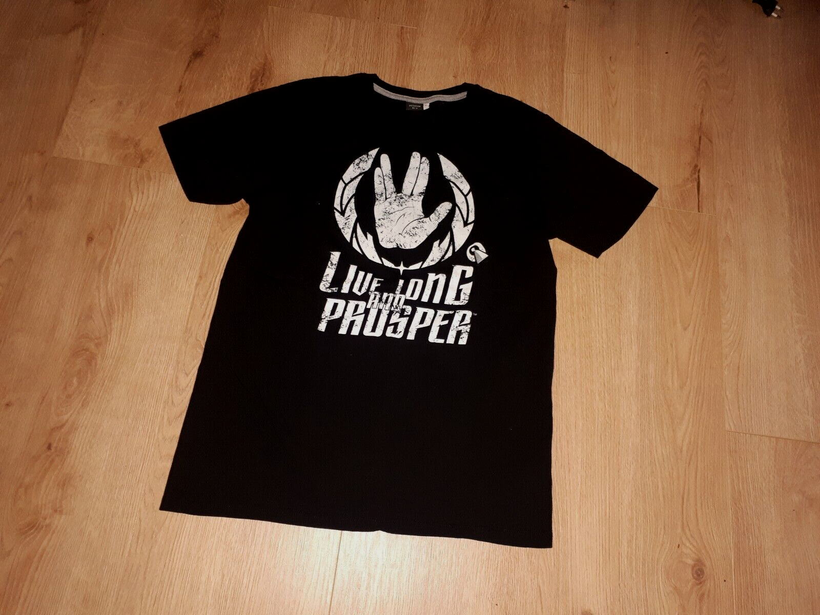ALTRA T shirt Star Trek Enterprise Live Long and Prosper taglia M nuova