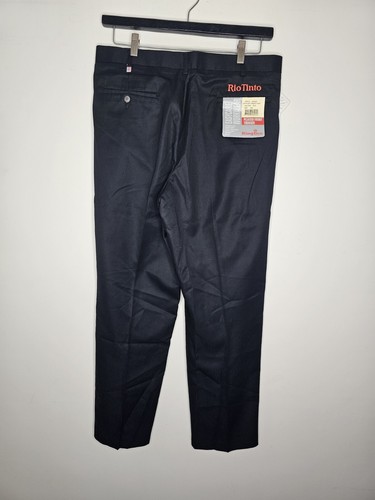 RIO TINTO WORK PANTS, KING GEE, BLACK, MINING, SIZE 92R, BRAND NEW WITH TAGS