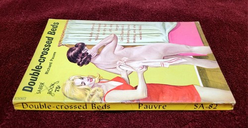 Vintage 1965 DOUBLE-CROSSED BEDS Sleaze Paperback Saber Book FIRST EDITION GGA - Picture 9 of 11