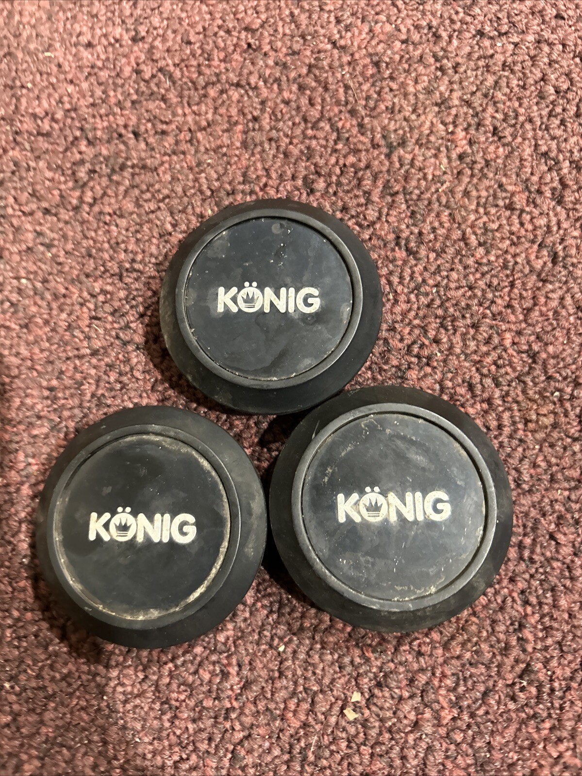 KONIG Custom Wheels Black Wheel Rim Hub Cover Center Cap S CAP89B 89B-image