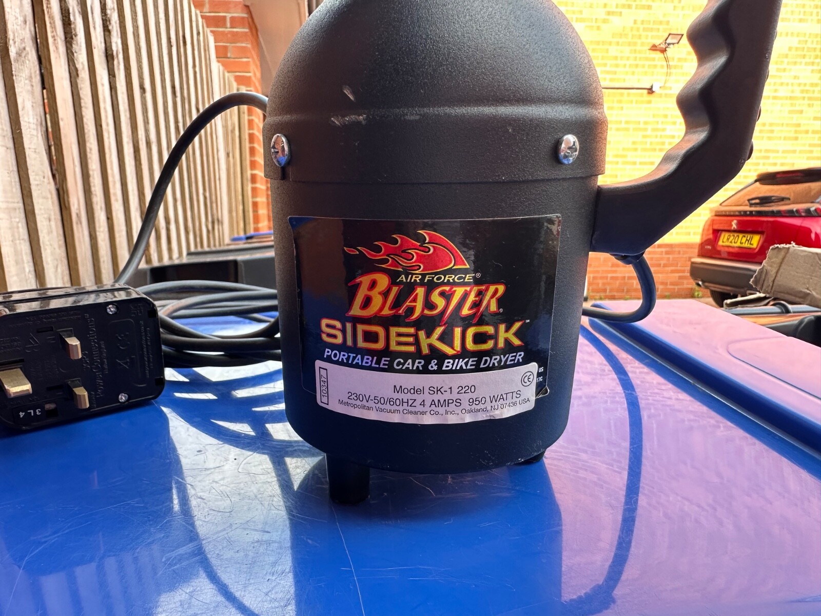 Secadora de bicicleta portátil Air Force Blaster Sidekick modelo: SK-1