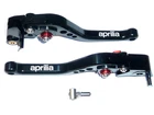 Aprilia RS 660 2020-2025 SHORT BLACK BRAKE + CLUTCH LEVERS ROAD TRACK RACE