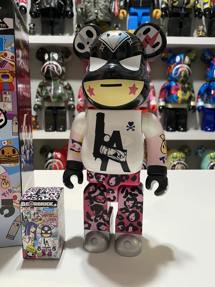 Tokidoki LA Robber 400% 100% Bearbrick Medicom Toy Be@rbrick Set 2009 Toki Doki - Изображение 3 из 4