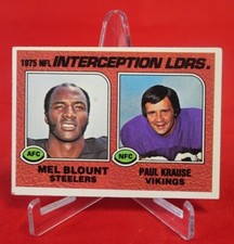 Interception Leaders TOPPS Football Card 1976 #205 NFL Near Mint 