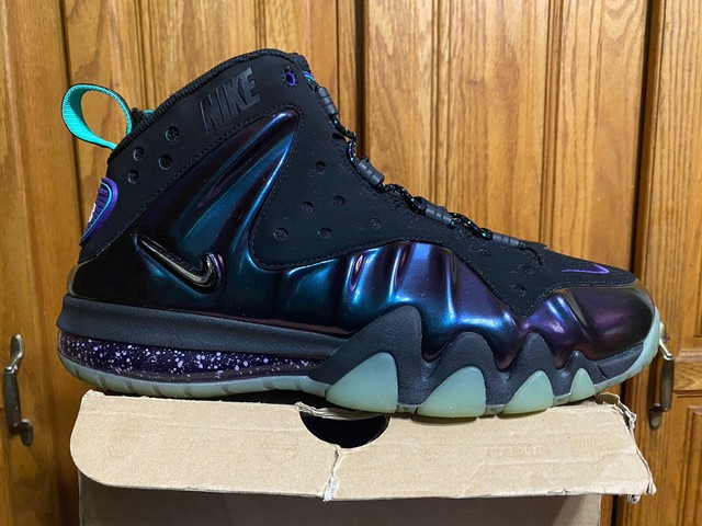 NIKE AIR BARKLEY POSITE MAX EGGPLANT sz 9 555097 003 AREA 72 GALAXY ALL STAR | eBay