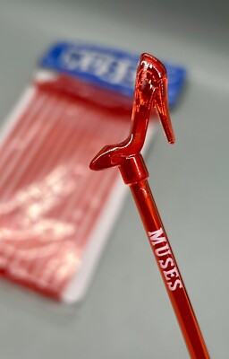 Krewe of Muses Red High Heel Shoe Swizzle Sticks Stirrers Mardi Gras 12ct