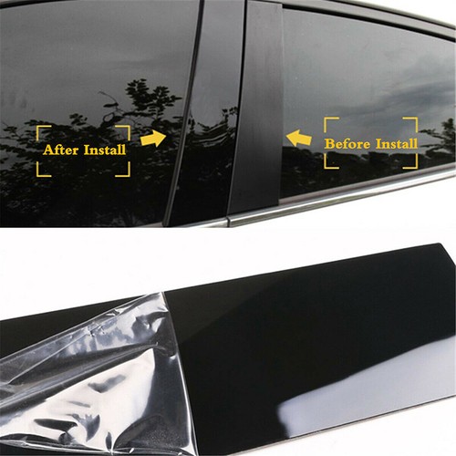 Window Door Side Pillar Posts Cover Trim Sticker Fit For BMW X5 E53 2000-2006 - Picture 9 of 11