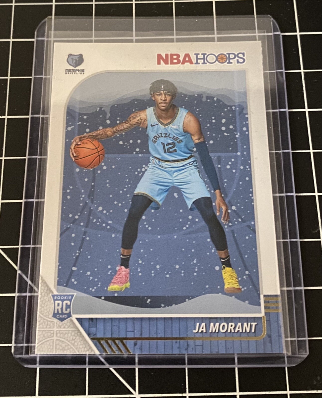 2019-20 NBA HOOPS JA MORANT #259 Grizzlies Holiday Winter RC