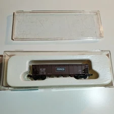 Con-Cor N Scale 75' St. Louis-San Francisco "Frisco" Hopper Car #90357 Brown