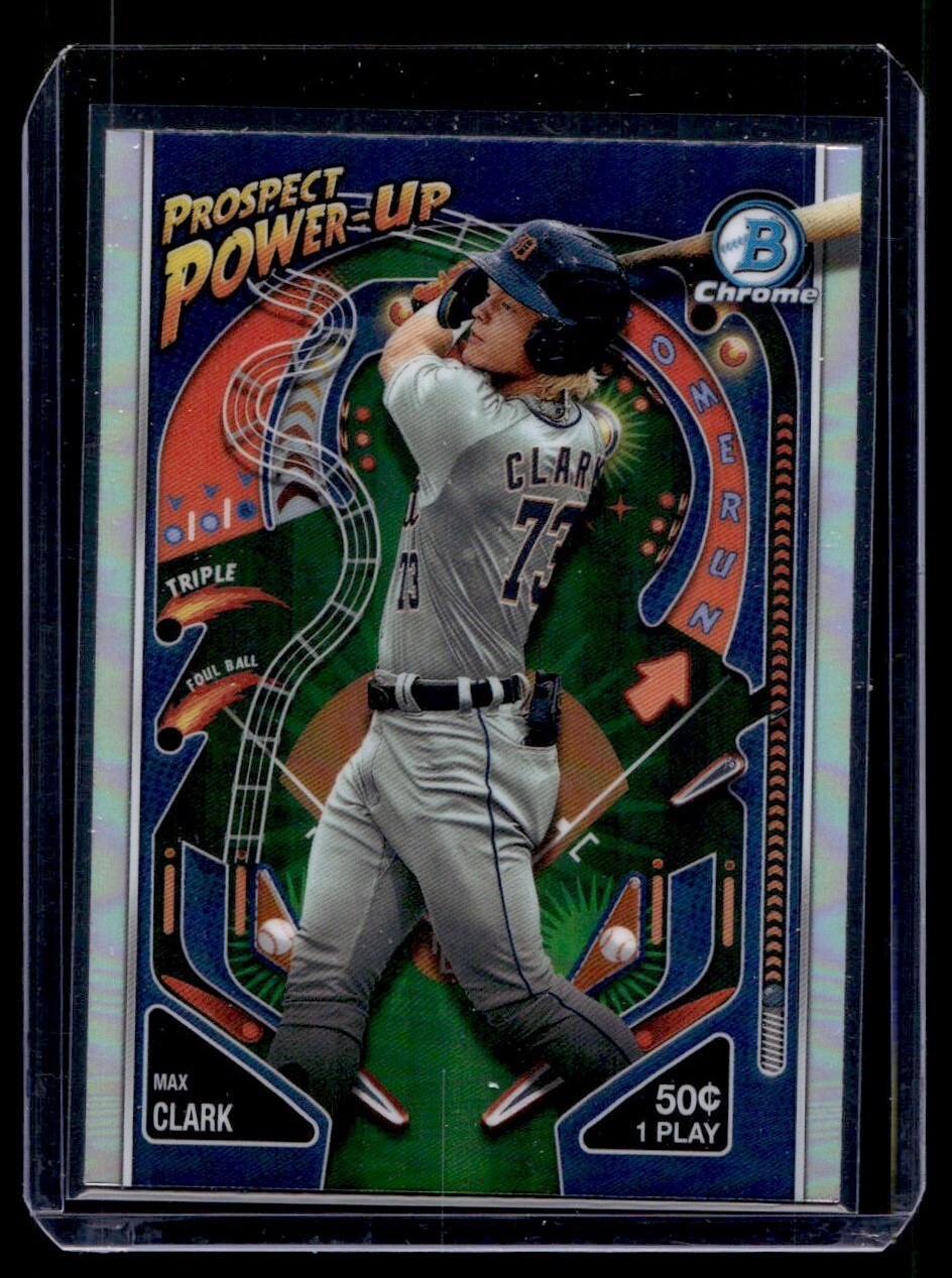 2024 Bowman Chrome Prospect Power-Up #PP-12 Max Clark