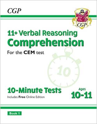 New 11+ CEM 10-Minute Tests: Comprehension - Ages 10-11 Book 1 (